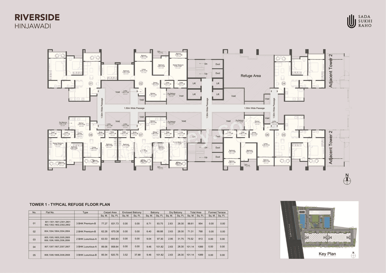 Kohinoor Royale Towers Floor plan 2