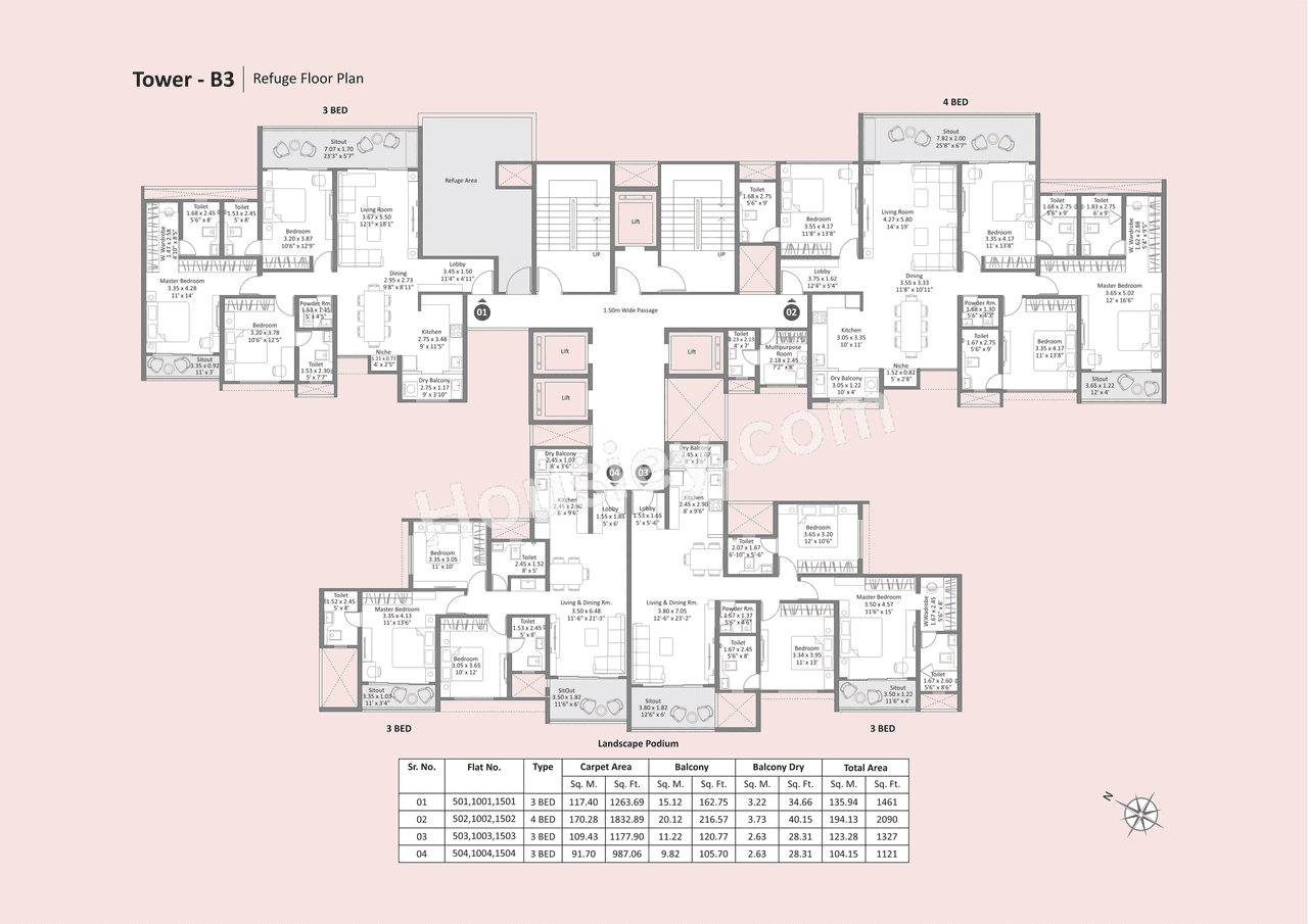 Kohinoor Satori Floor plan 2
