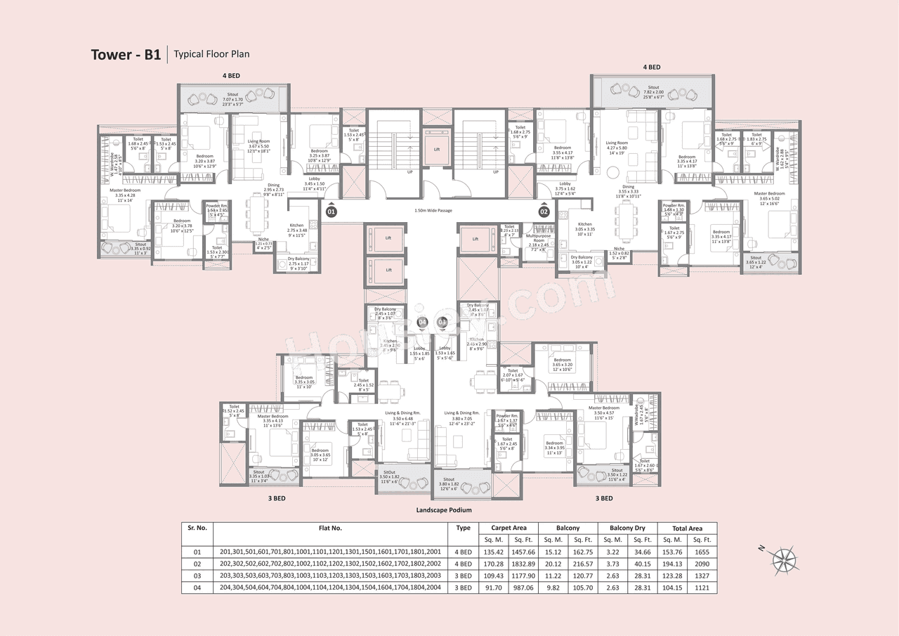Kohinoor Satori Floor plan 5