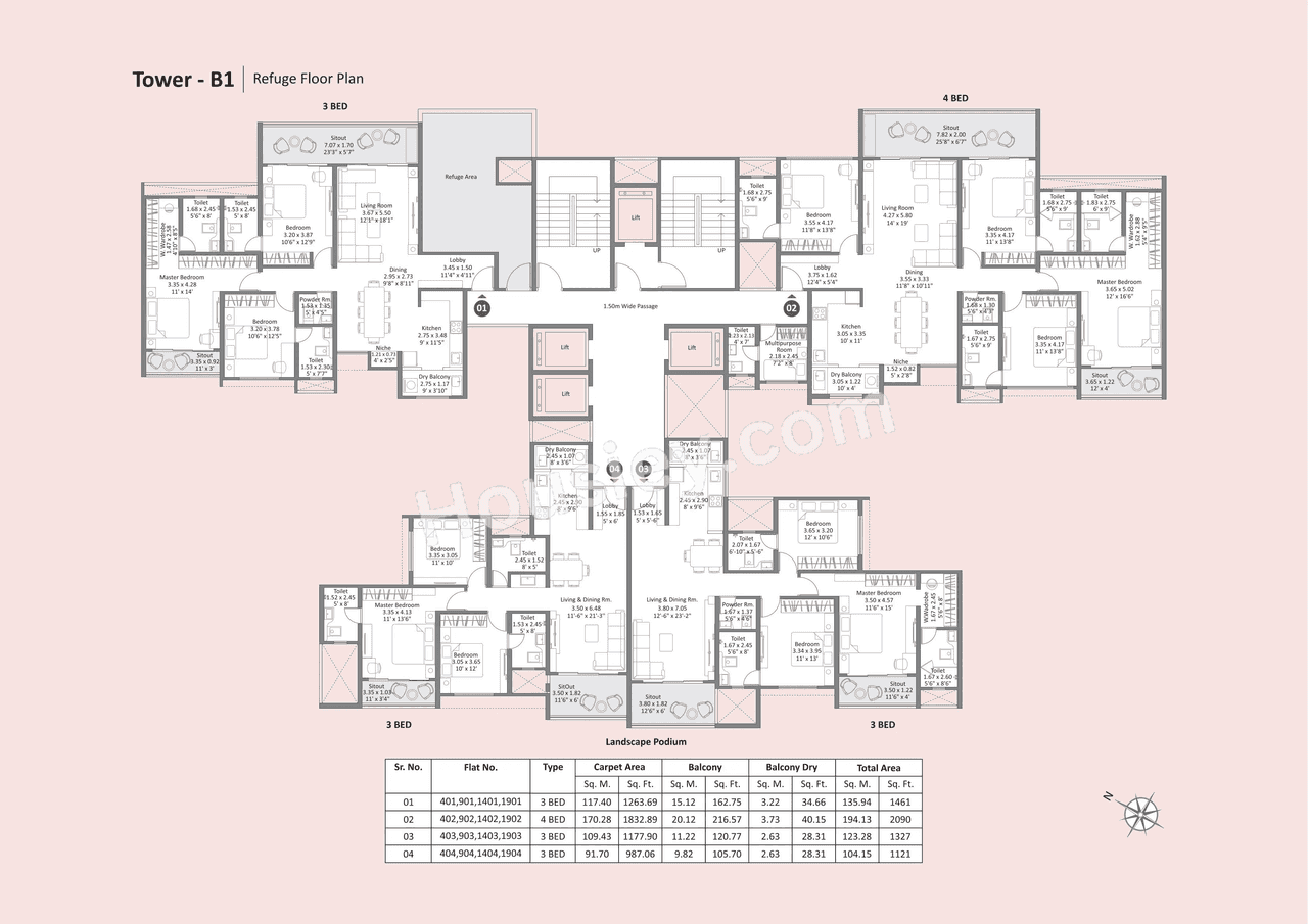 Kohinoor Satori Floor plan 6