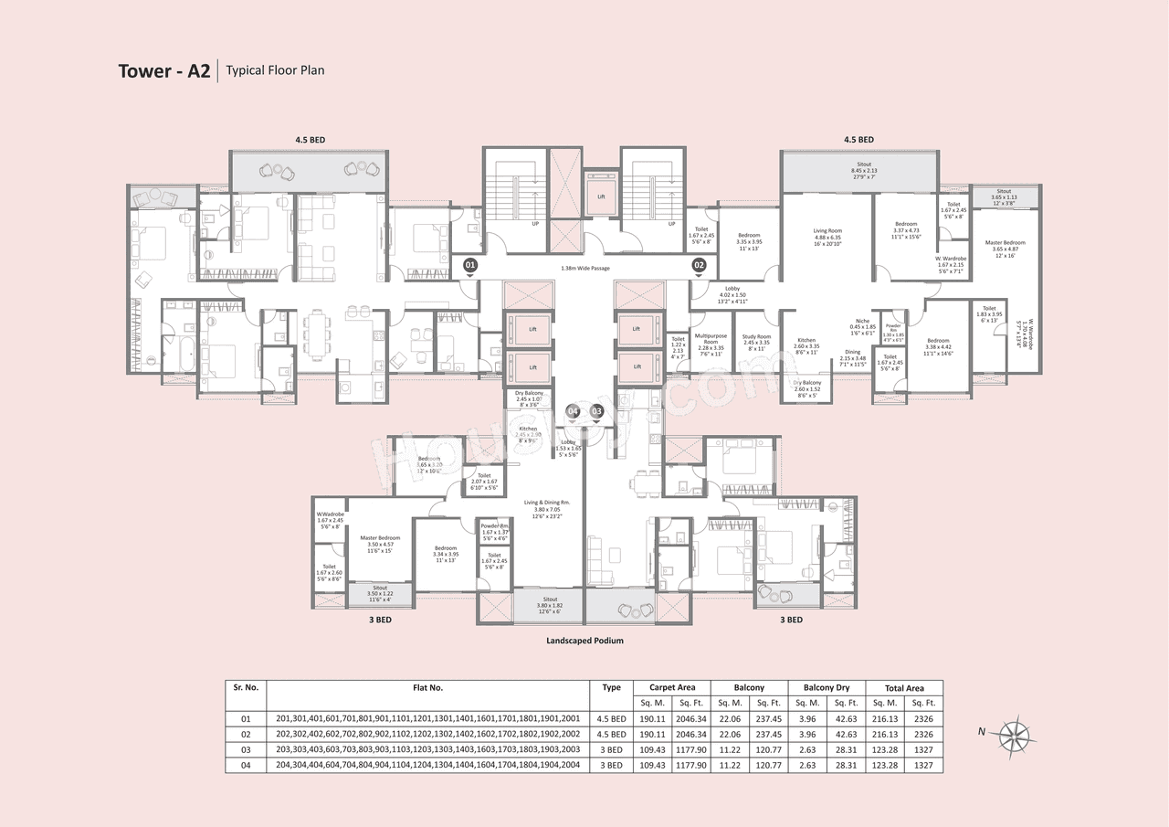 Kohinoor Satori Floor plan 7