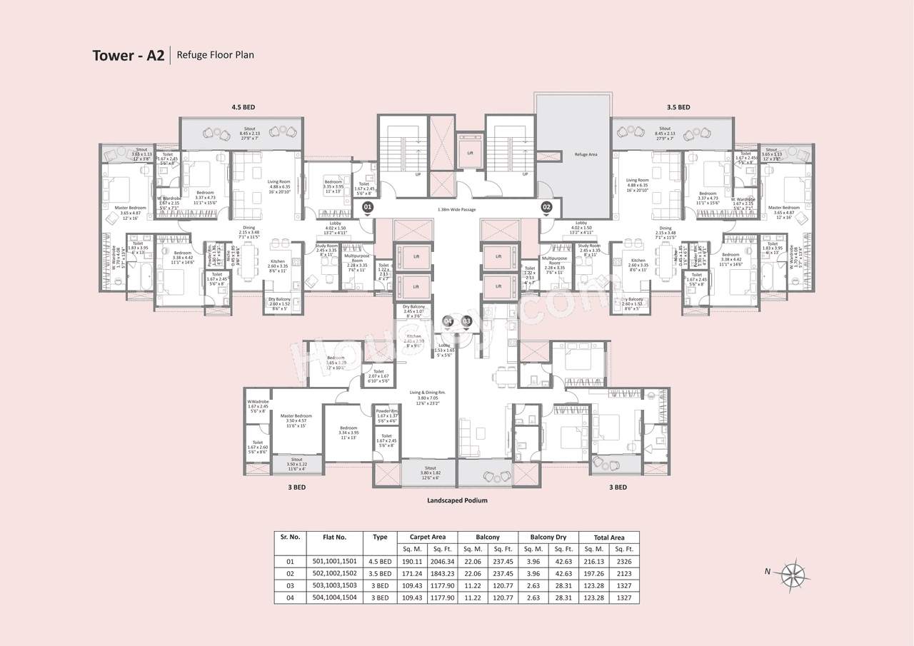 Kohinoor Satori Floor plan 8