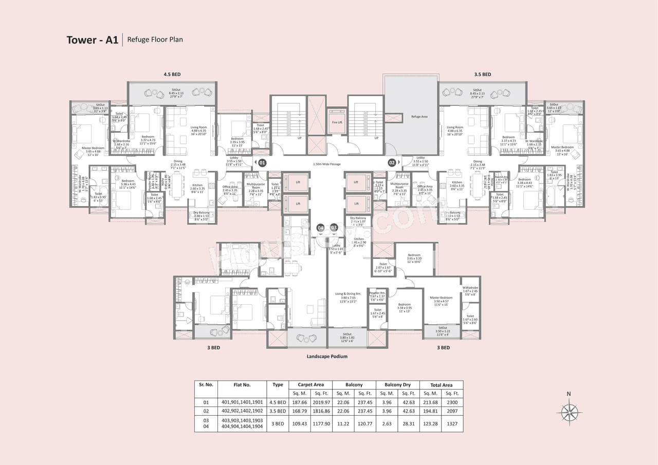 Kohinoor Satori Floor plan 10