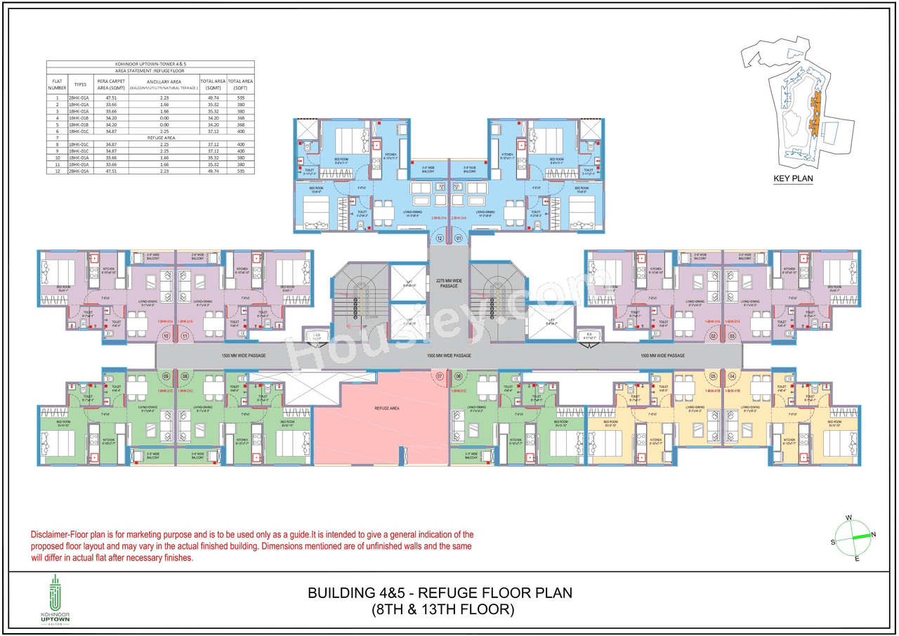 Kohinoor Uptown Floor plan 2