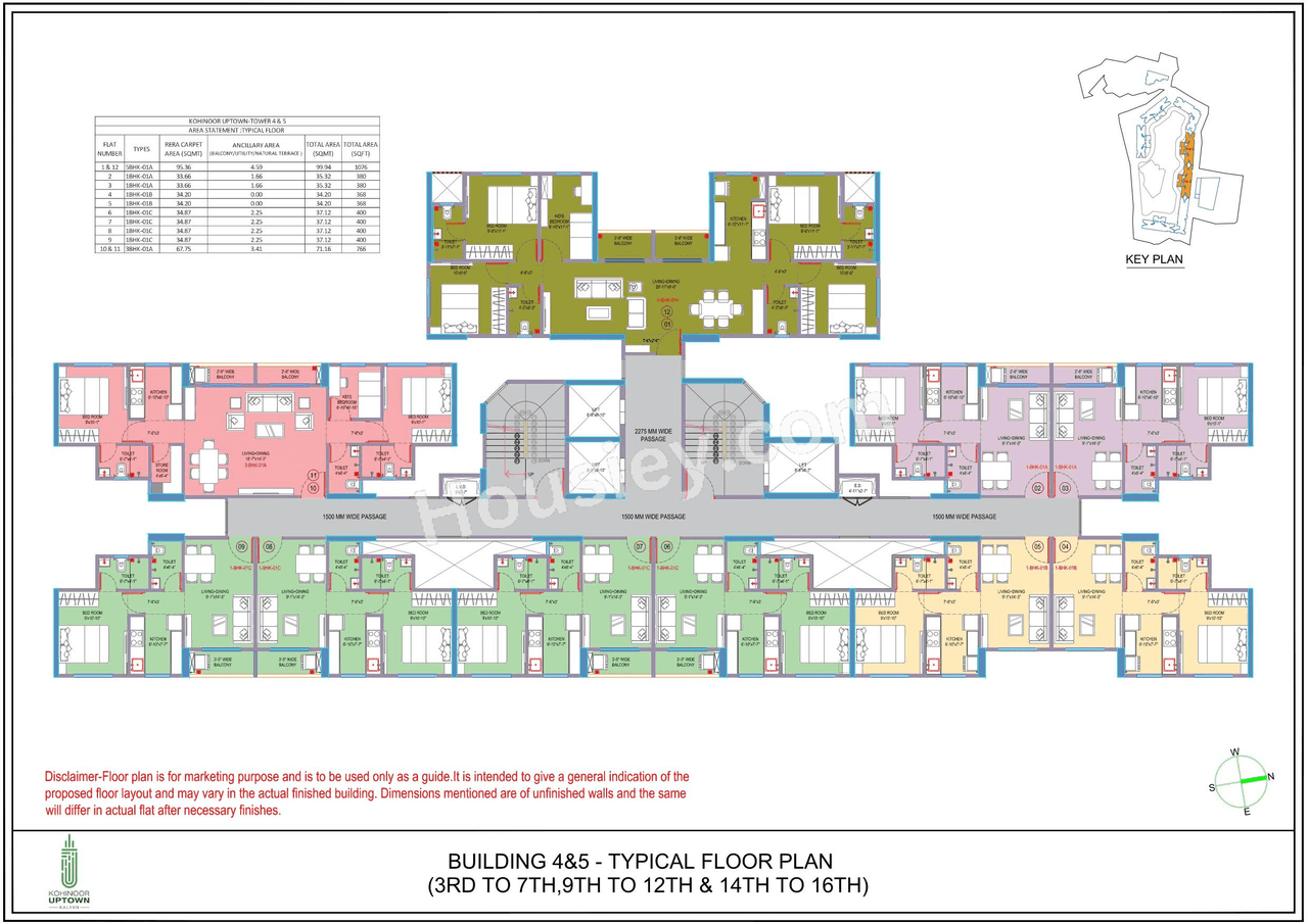 Kohinoor Uptown Floor plan 5