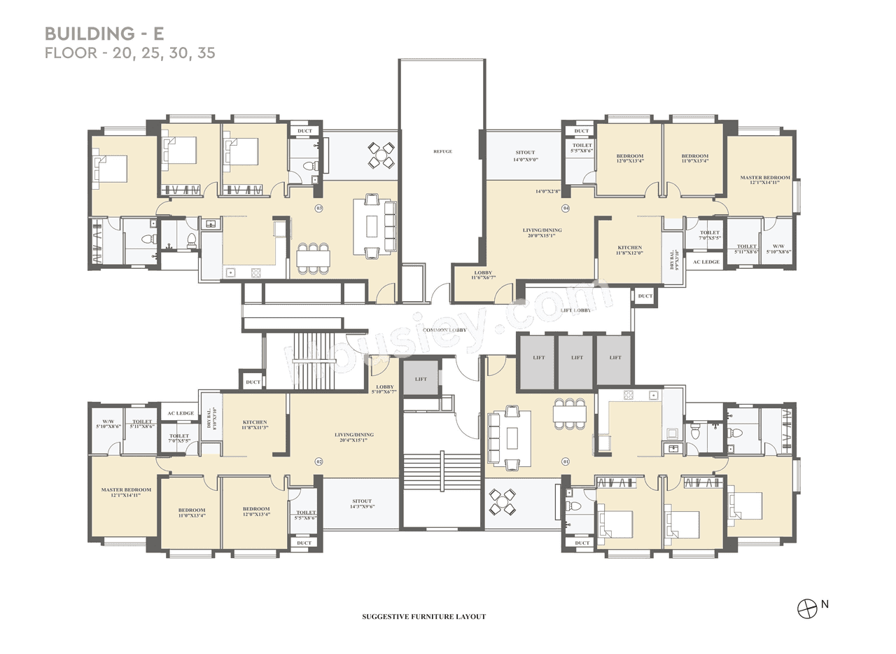 Kolte Patil 24k Sereno Floor plan 5