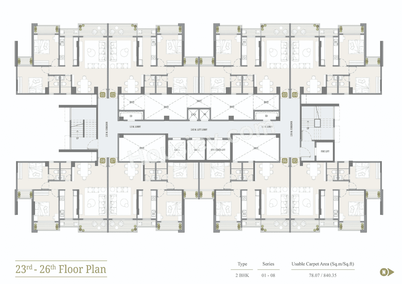 Kolte Patil La Vita Floor plan 3