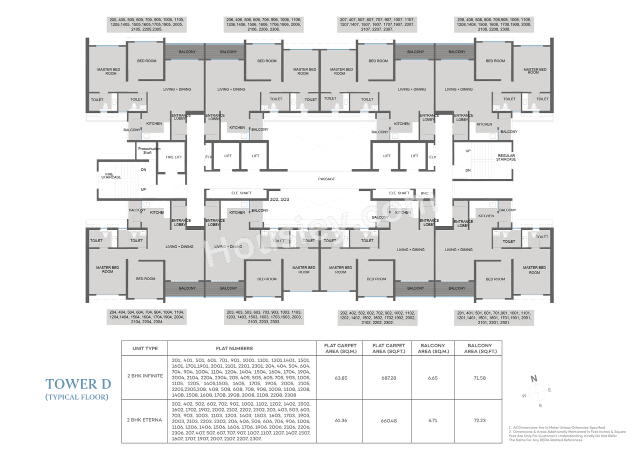 Kolte Patil R34 - DUET Floor plan 3