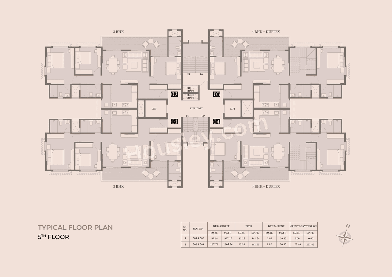 Kolte Patil Rose Parade Floor plan 3