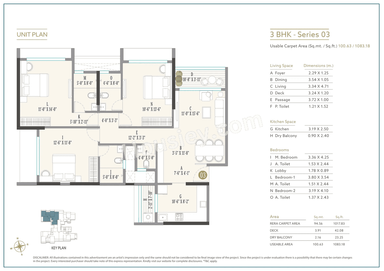 Kolte Patil Serenova Floor plan 5