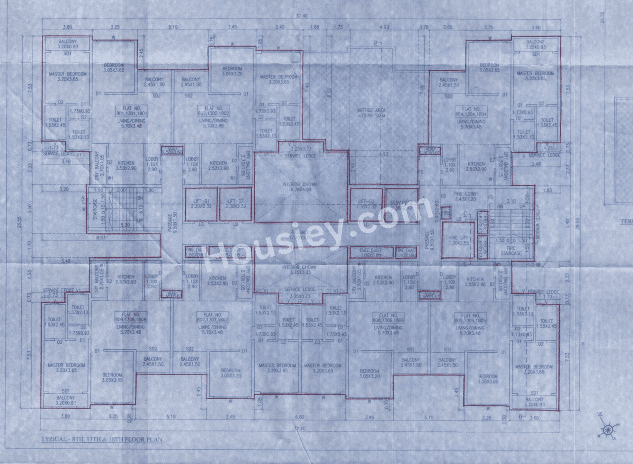 Kolte Patil The Winds Floor plan 1