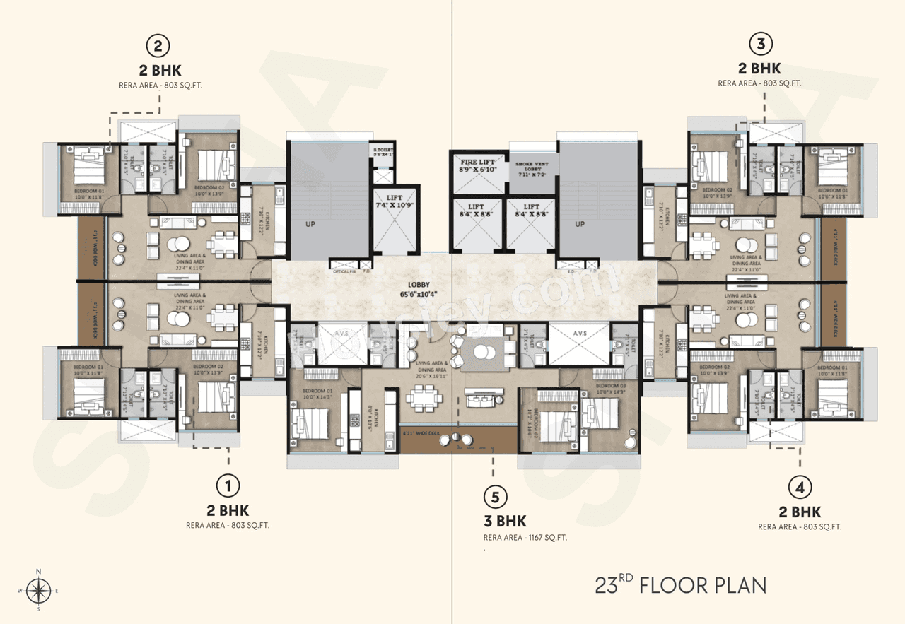 Konark 32 West View Floor plan 7