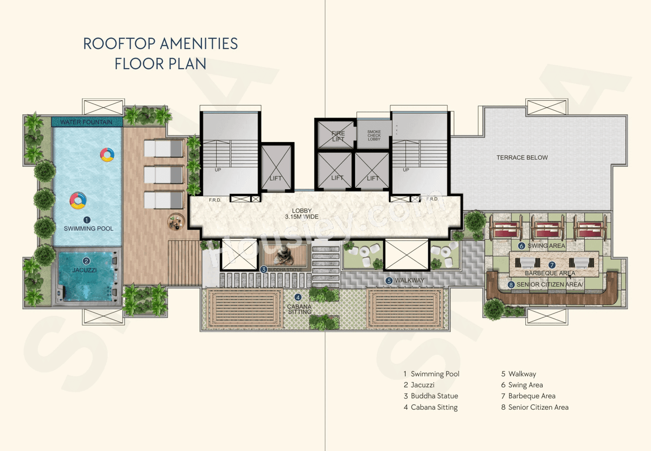 Konark 32 West View Floor plan 9