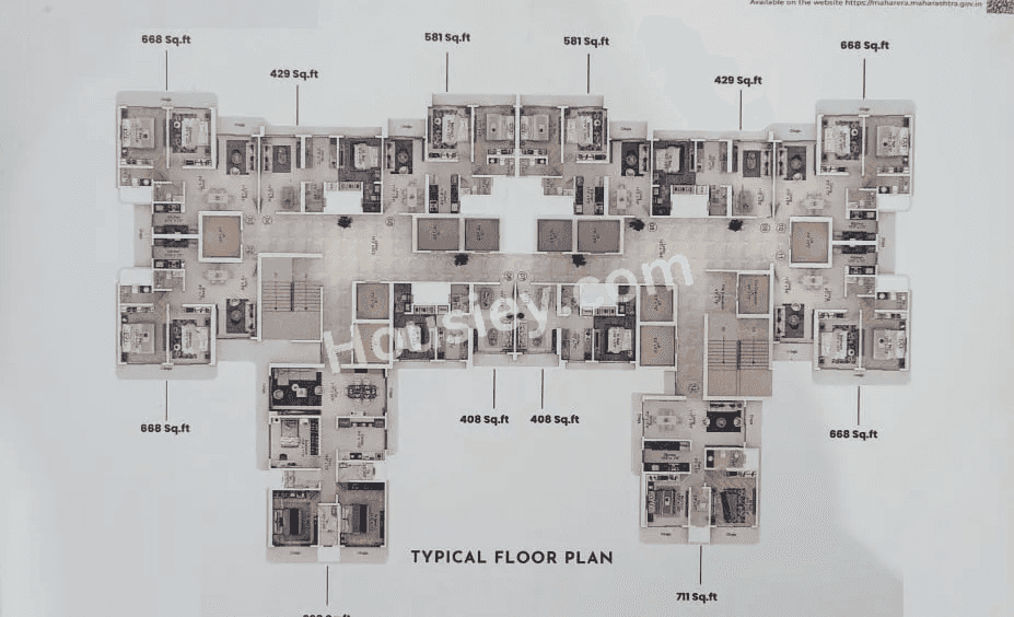 Konark Vaayu Floor Plan