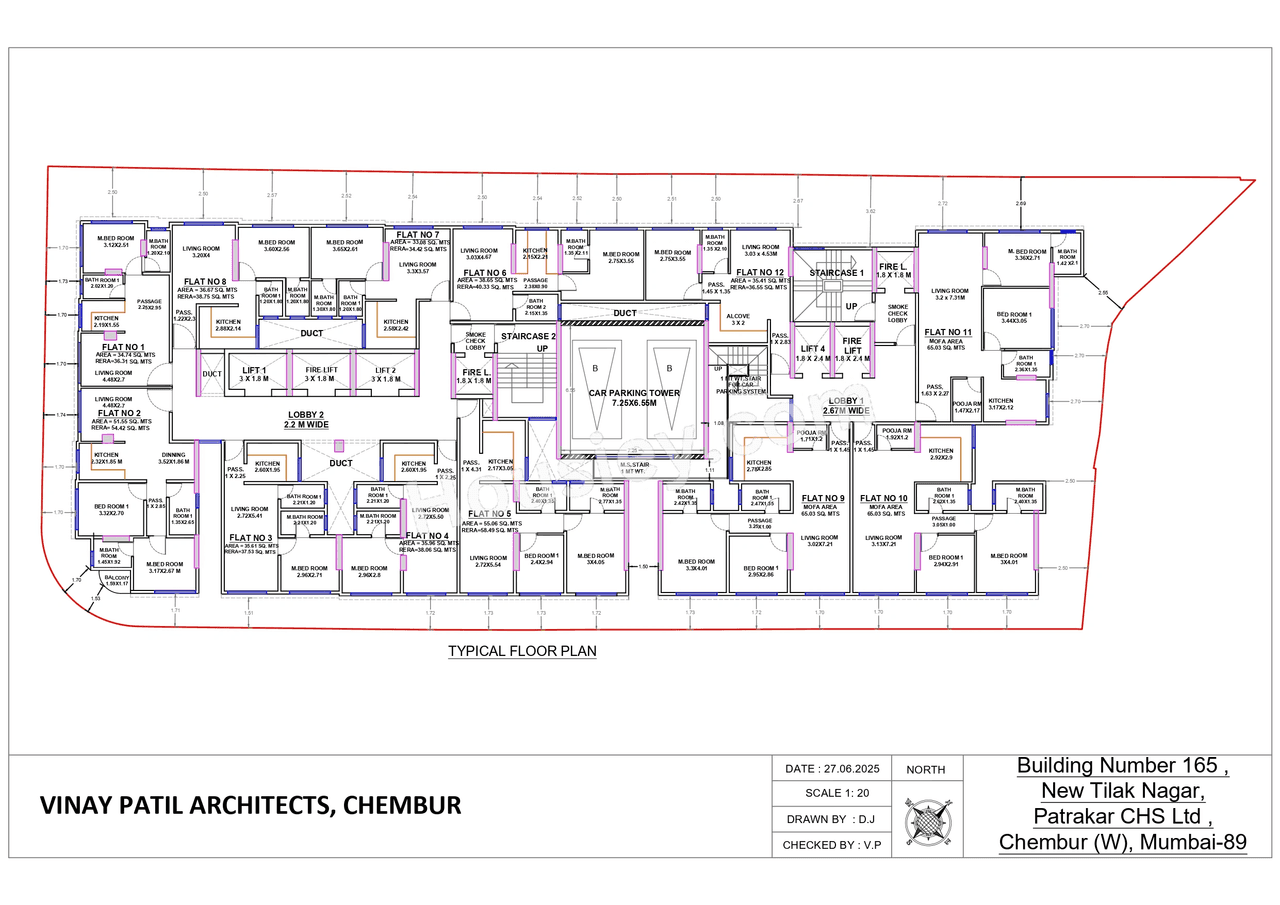 Kripa Elite Mangalam Floor Plan