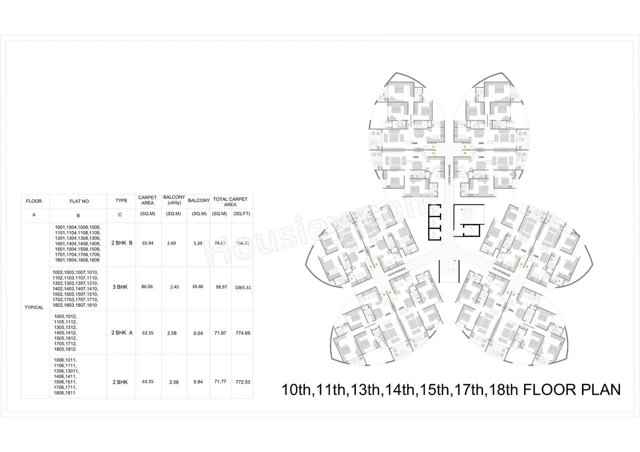 Krishna Fairmont Floor plan 3