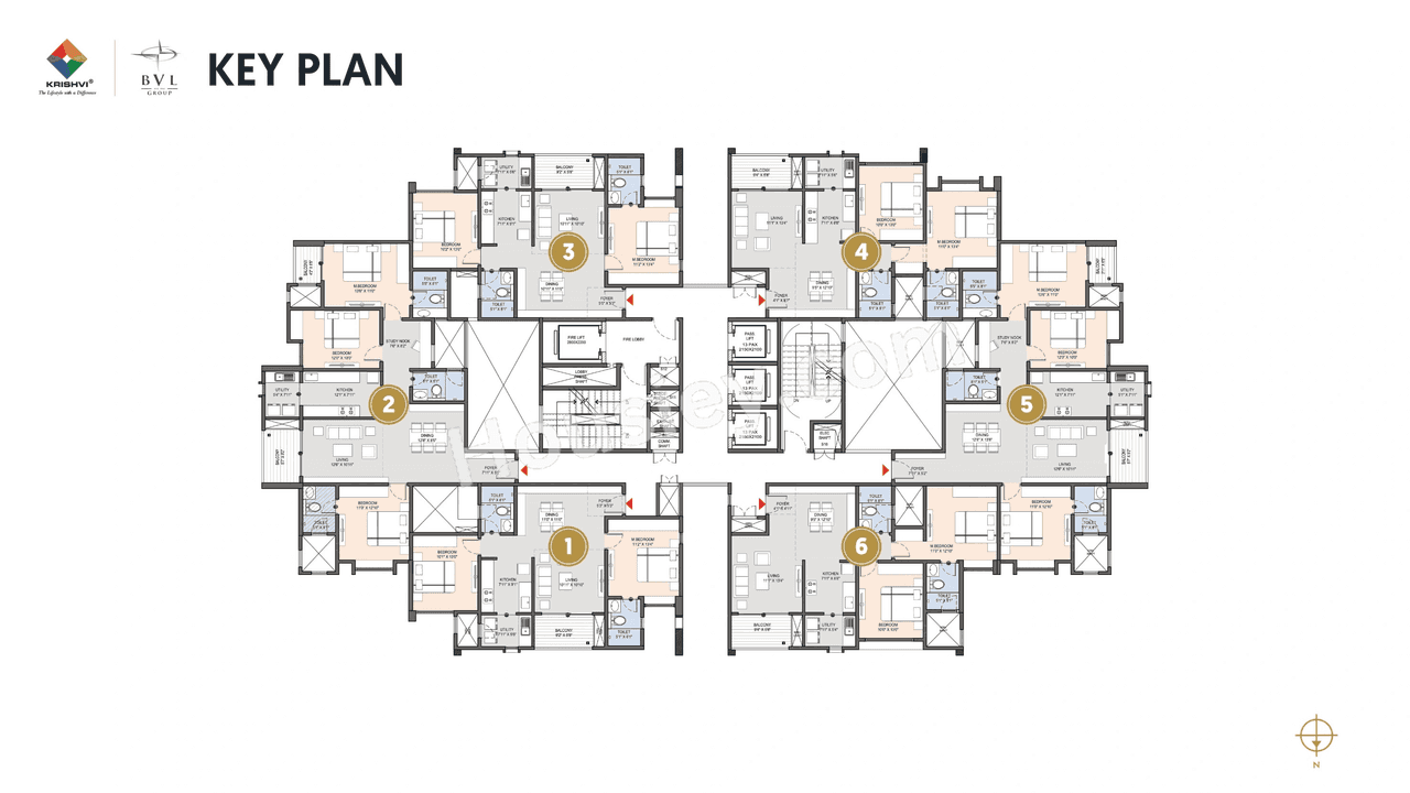 Krishvi BVL Statura Floor Plan