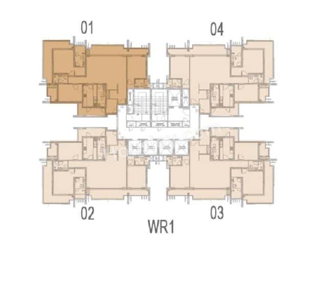 Krisumi Waterside Residencies Floor plan 2