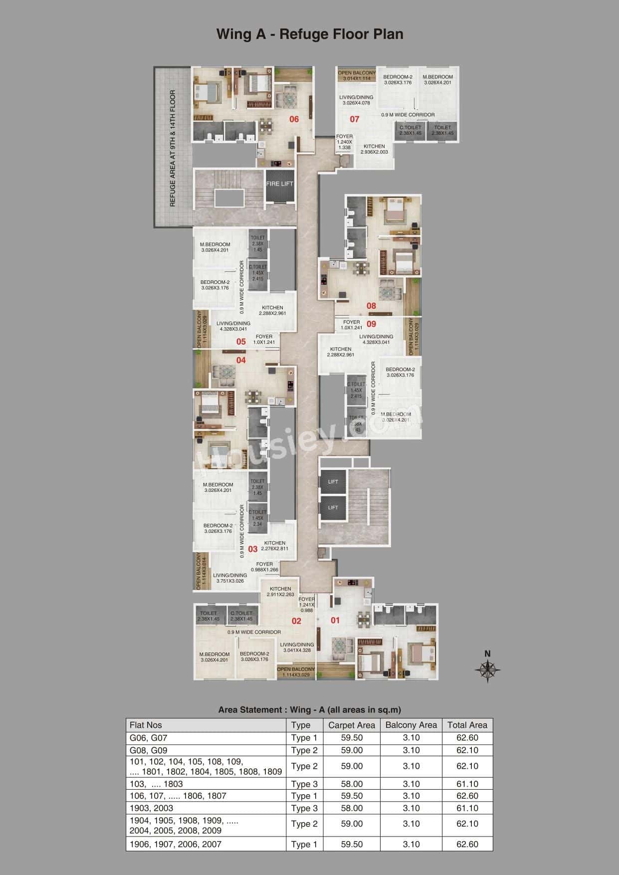 Kumar Megapolis Shimmer Floor plan 1