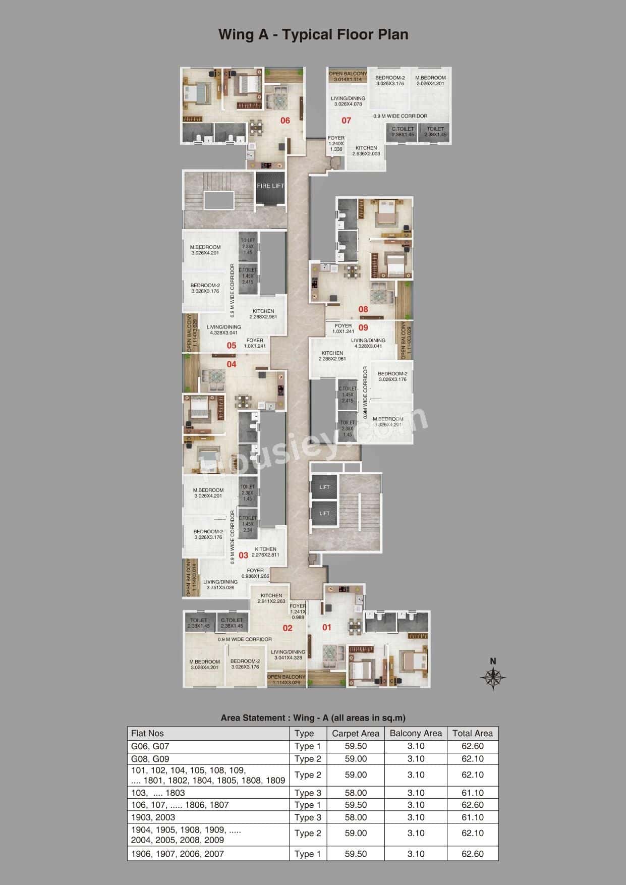 Kumar Megapolis Shimmer Floor plan 2