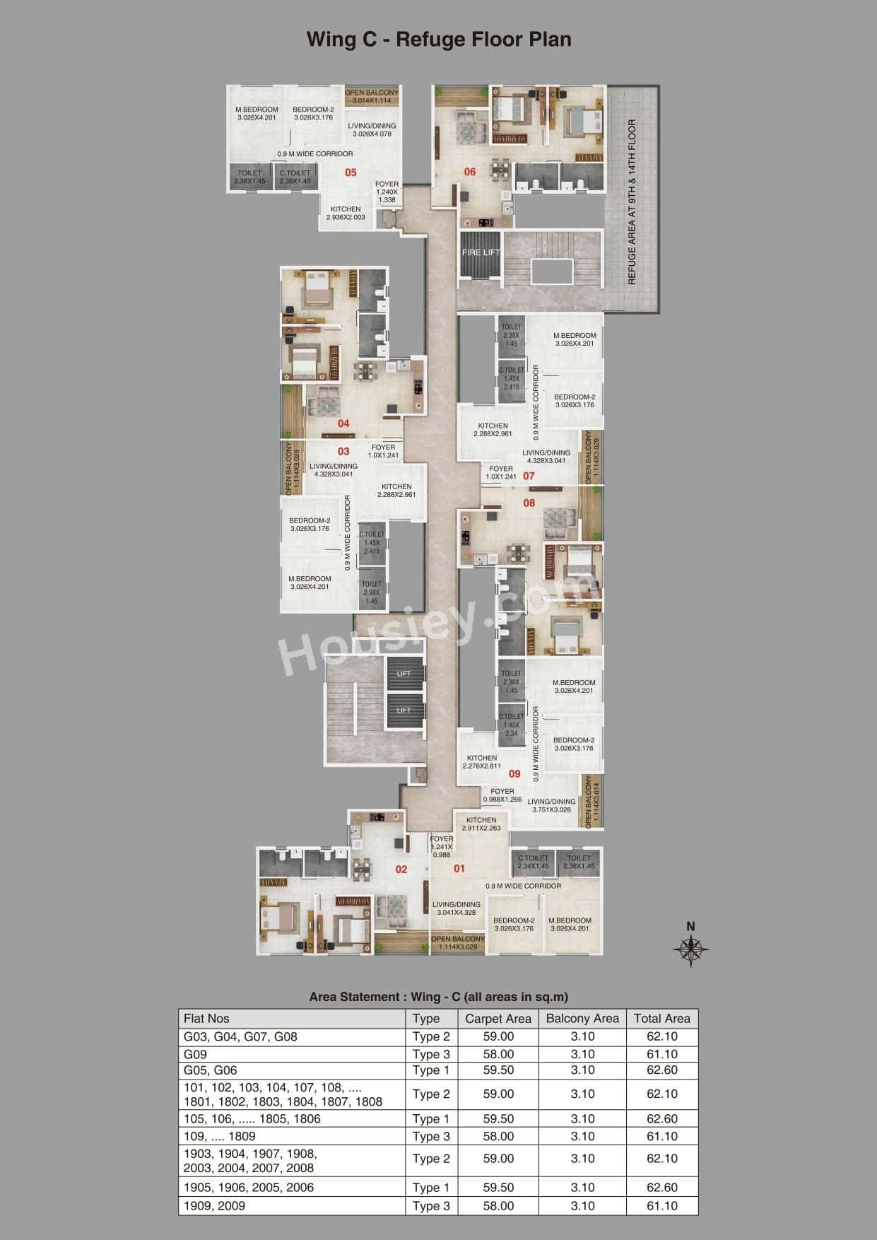 Kumar Megapolis Shimmer Floor plan 5