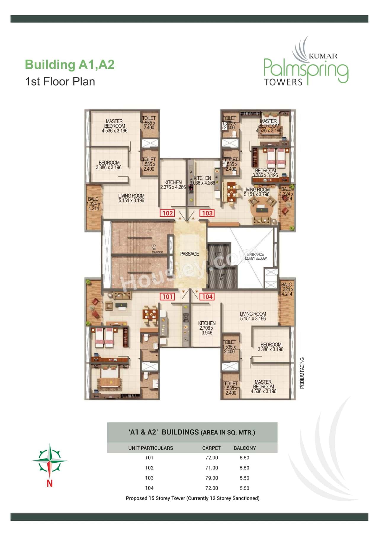 Kumar Palmspring Floor plan 4