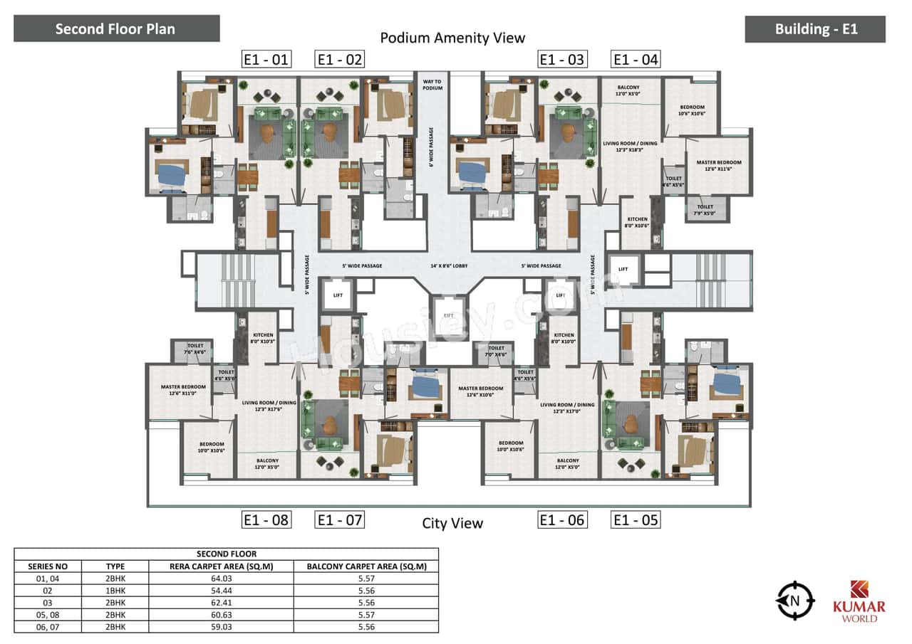 Kumar Primeview Floor plan 2