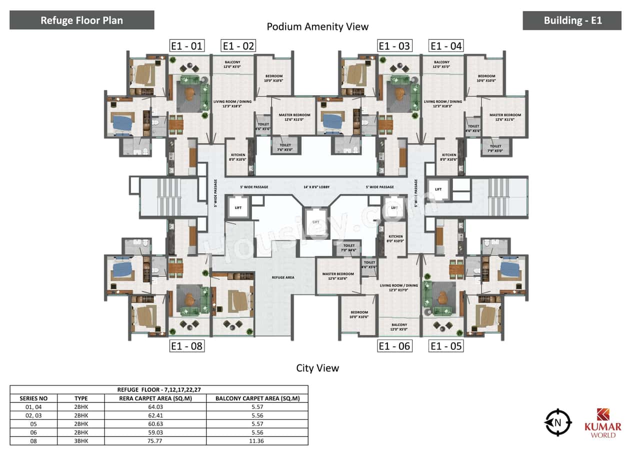Kumar Primeview Floor plan 3