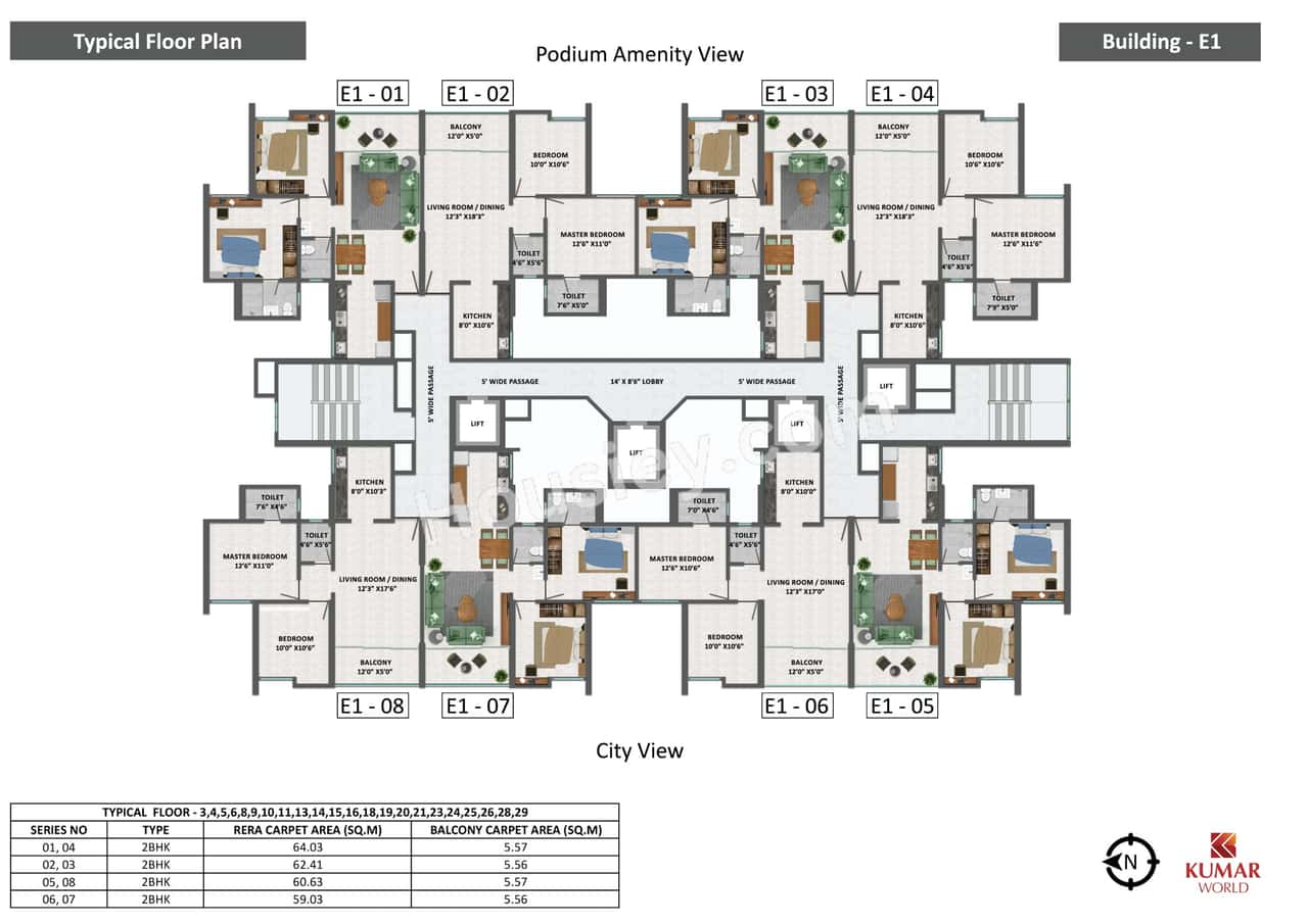 Kumar Primeview Floor plan 4