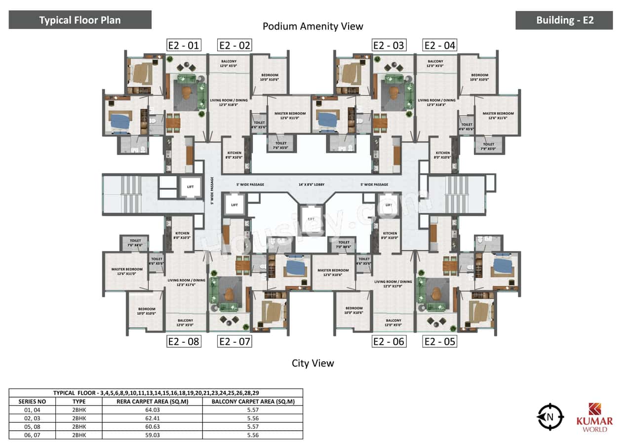 Kumar Primeview Floor plan 8