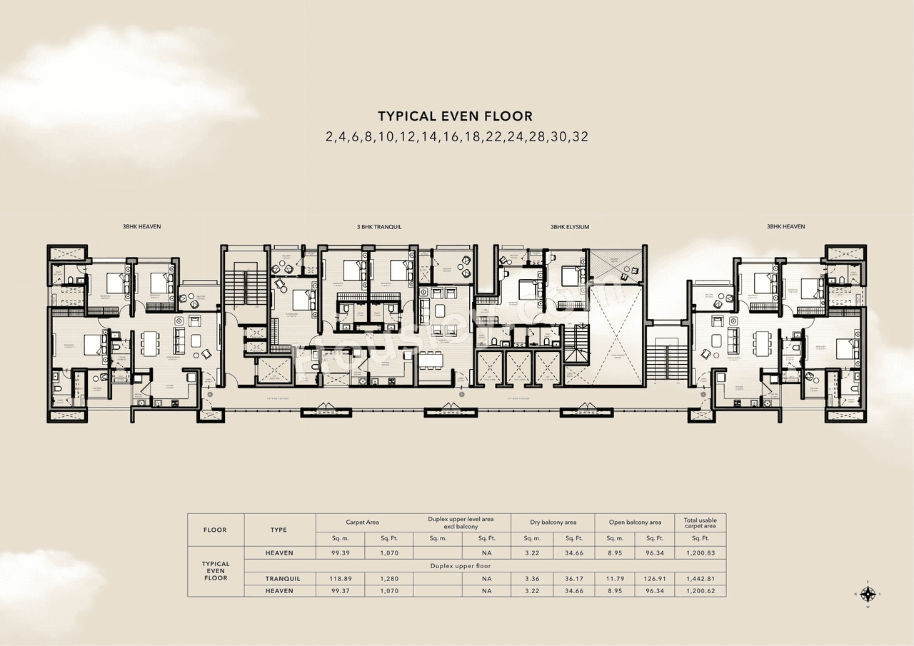 Kunal Sky Oasis Floor plan 2