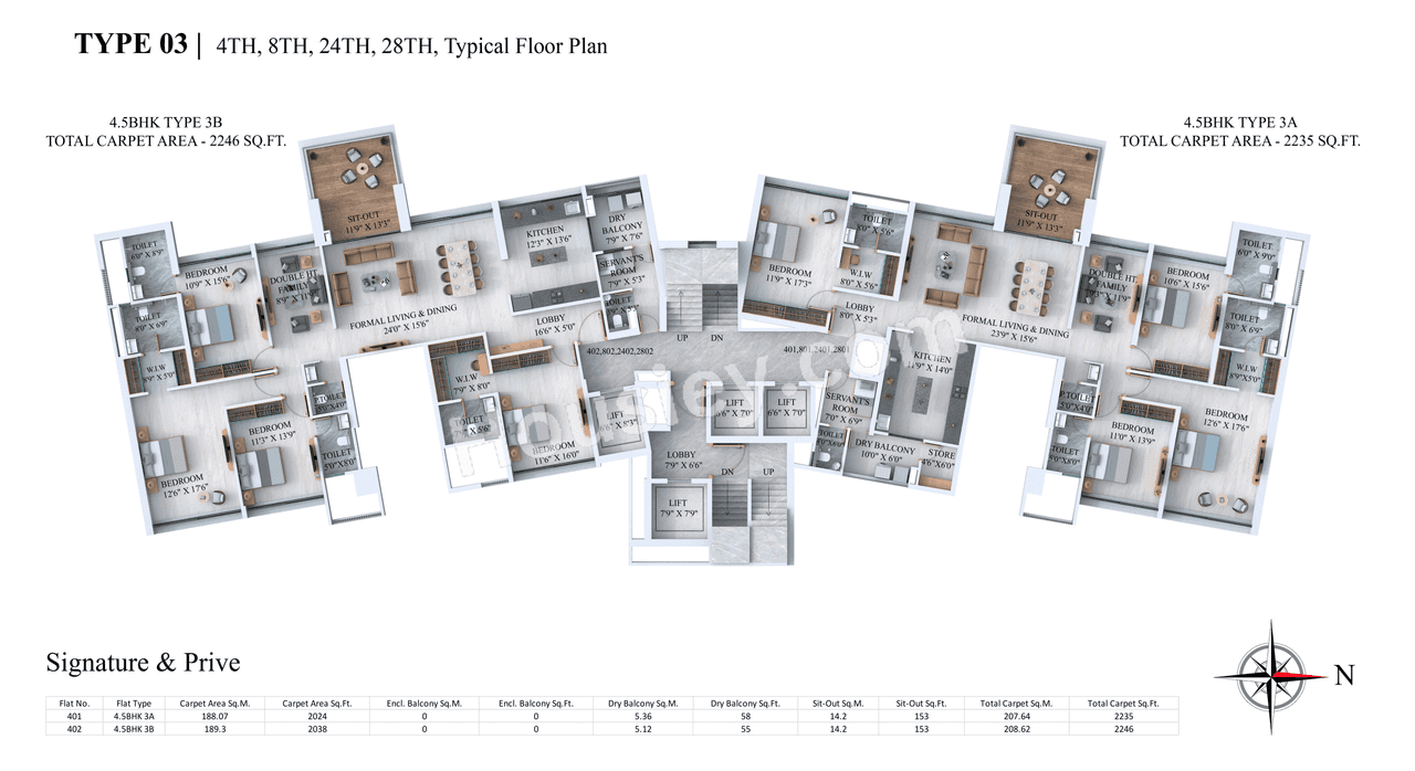 Kundan Arvaana Floor plan 2