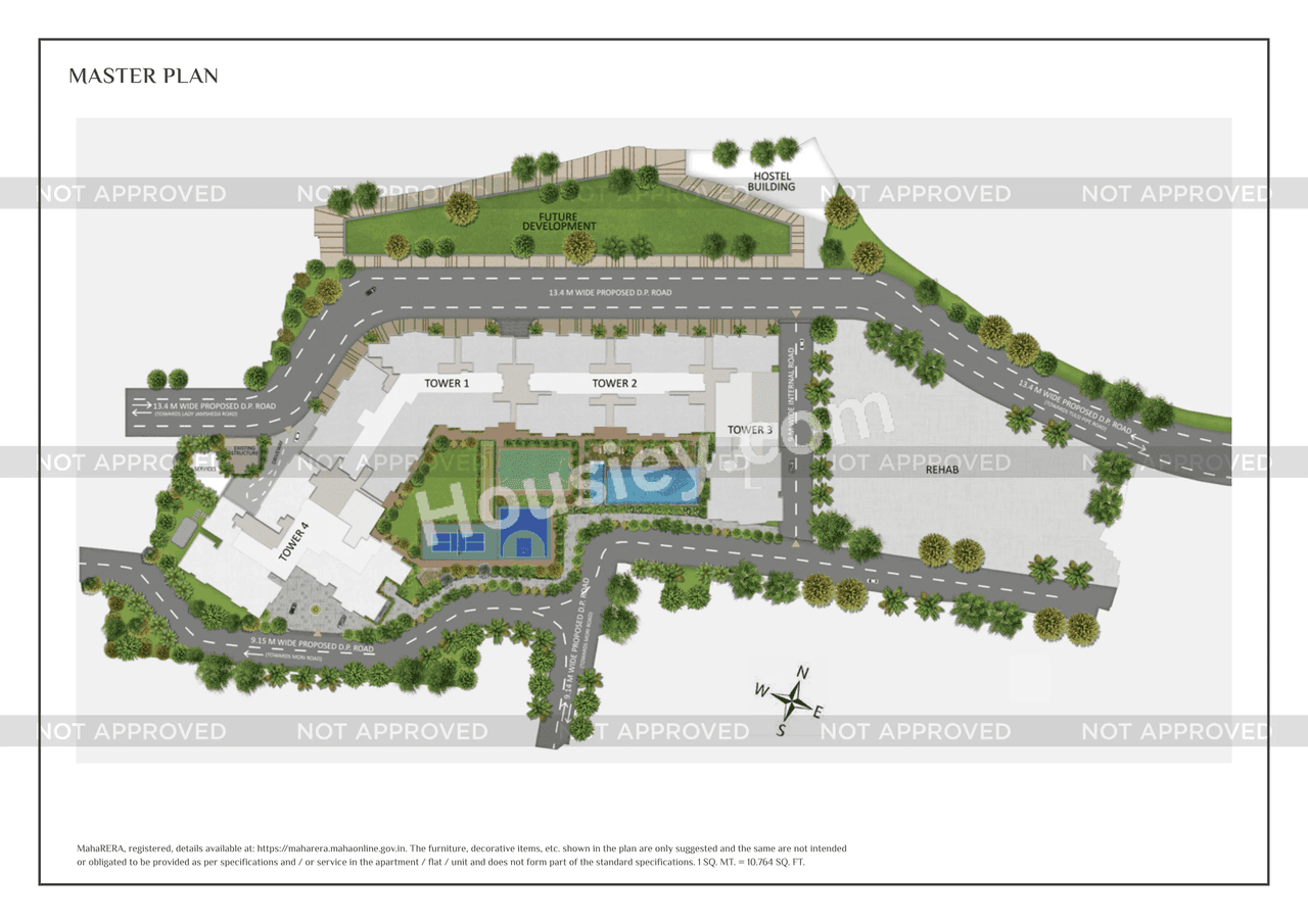 L&T Island Cove Tower 4 Floor plan 1