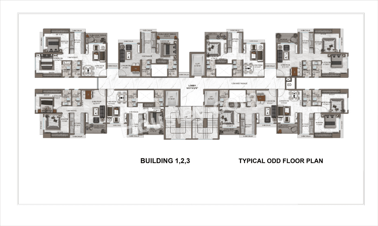 La Mer One Floor plan 4