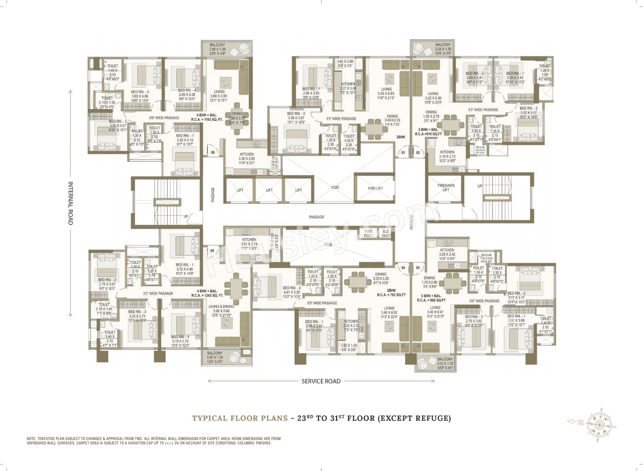 Lakhani Empire Dynasty Floor plan 3
