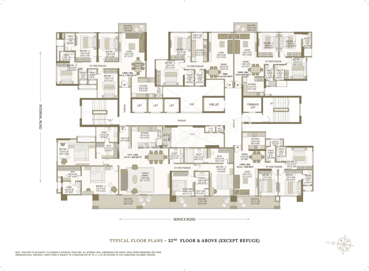 Lakhani Empire Dynasty Floor plan 4