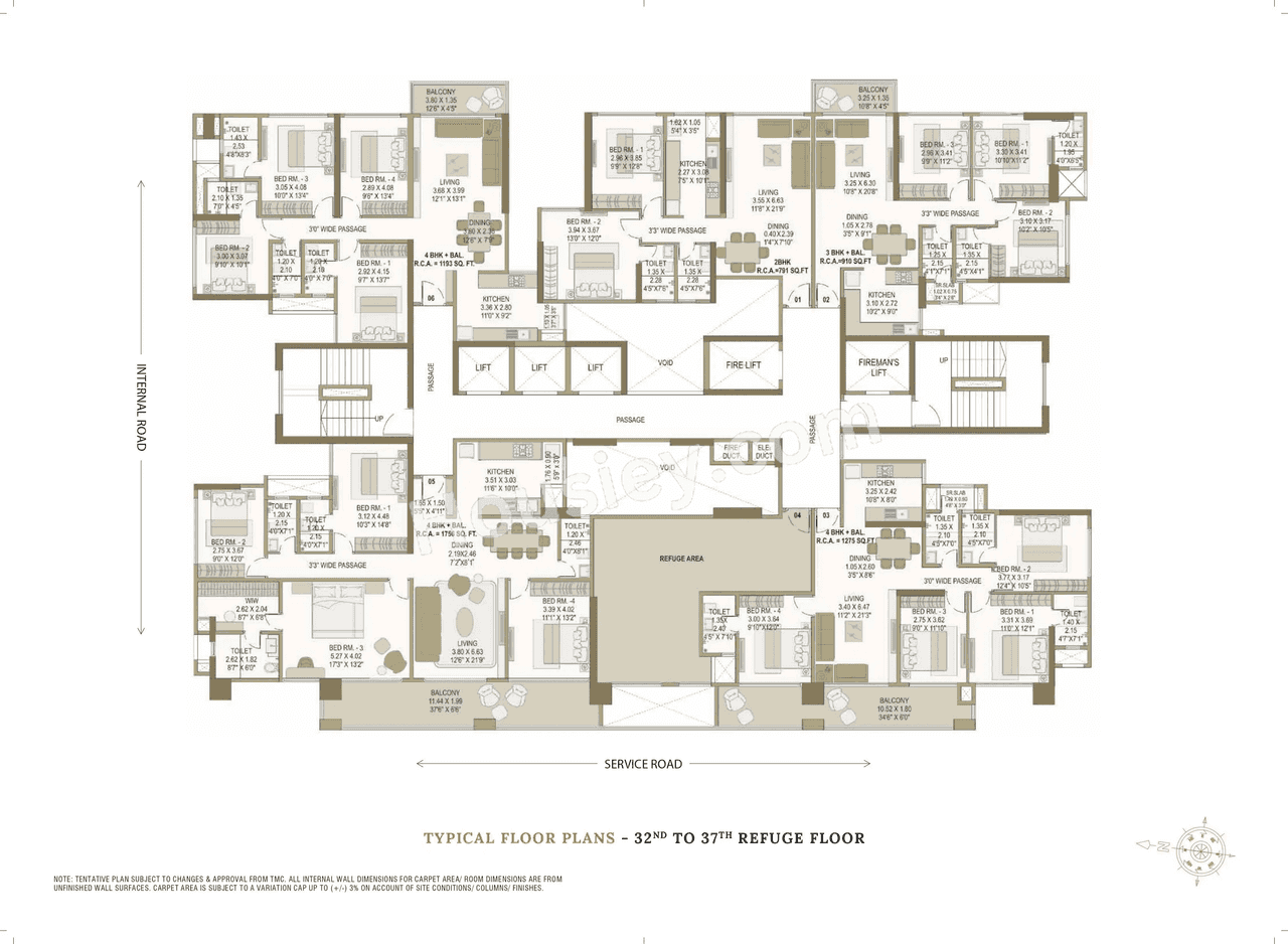 Lakhani Empire Dynasty Floor plan 5