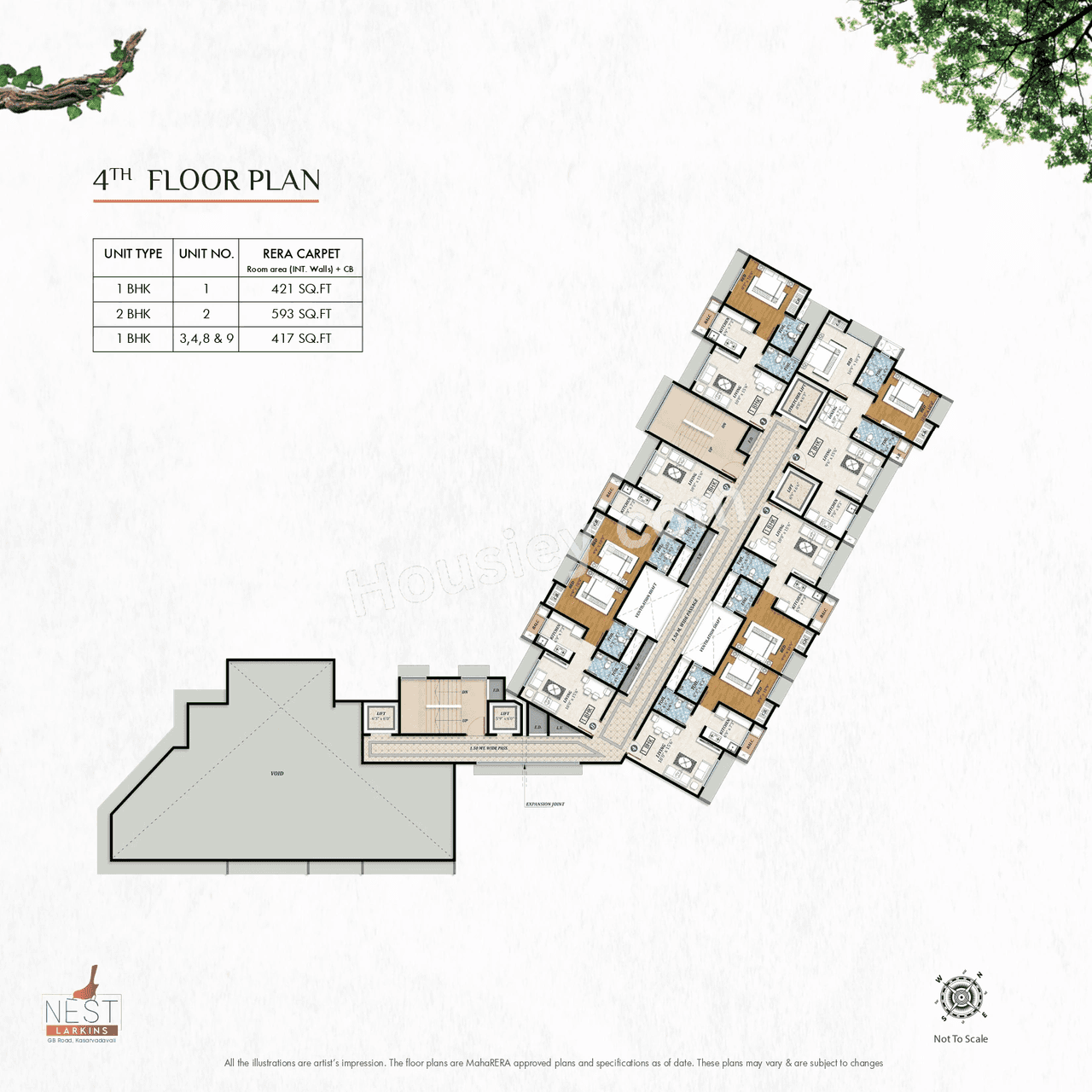 Larkins Nest Floor plan 2