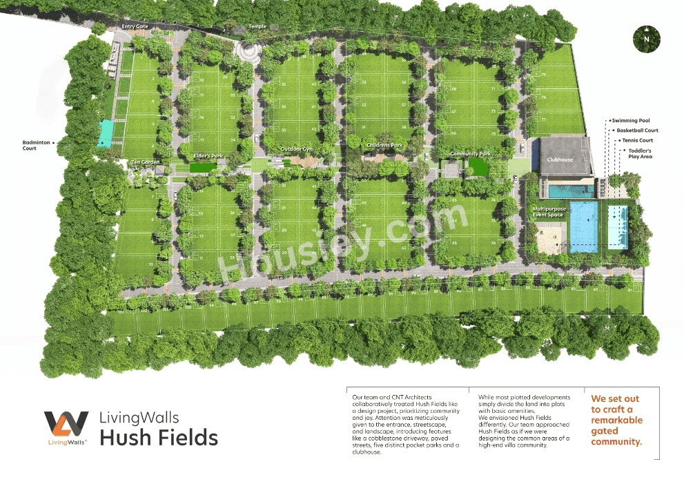 Livingwalls Hush Fields Floor Plan