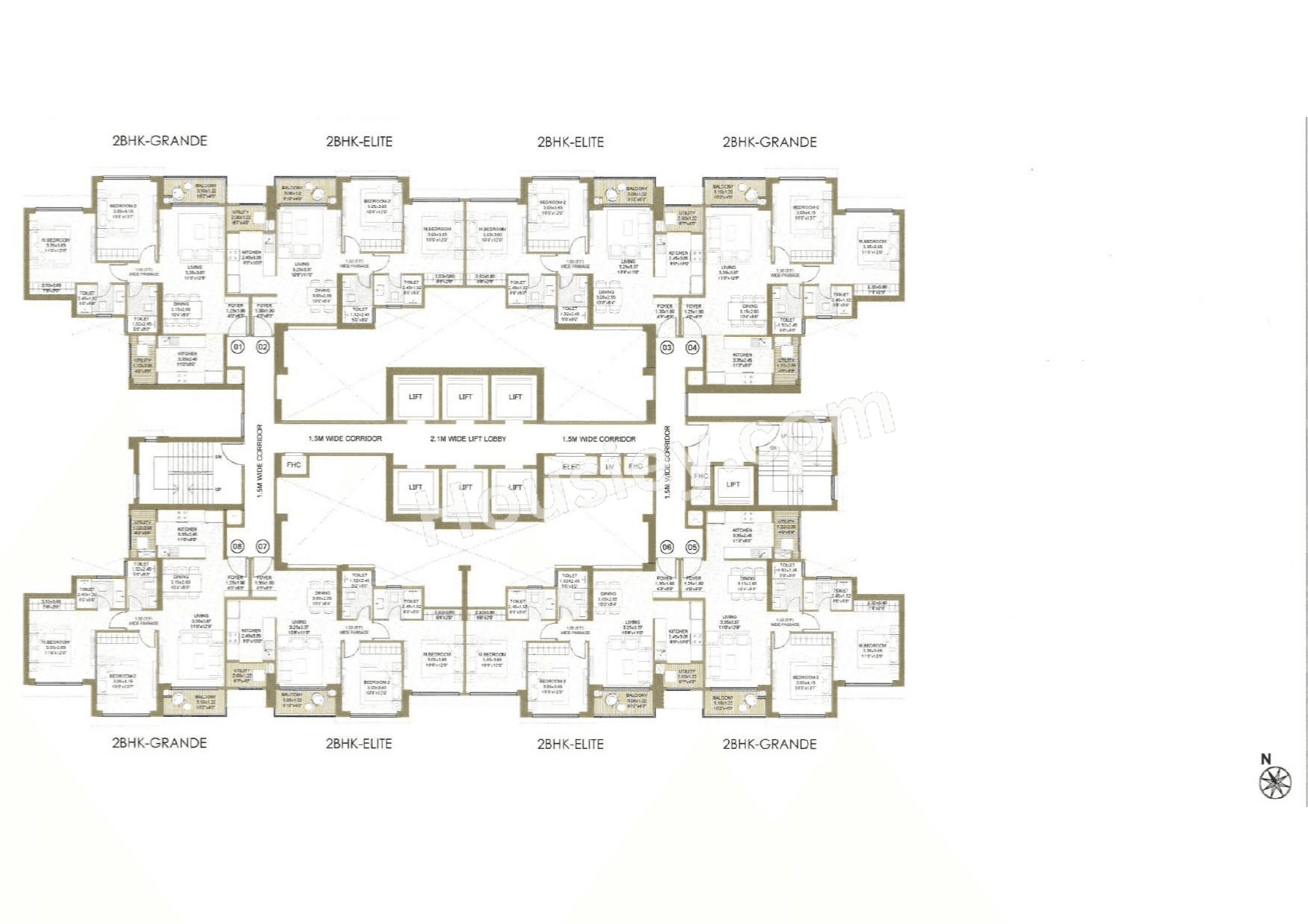 L&T Crestoria Estate Floor plan 3