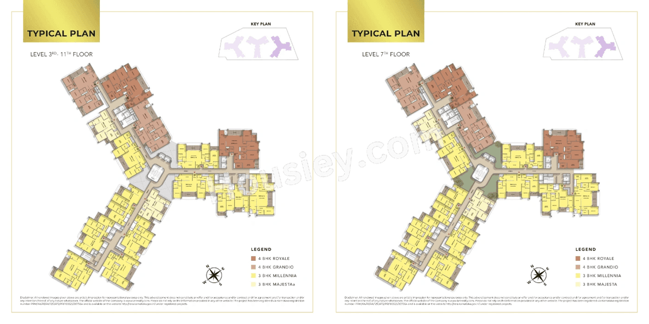 L&T Elara Celestia Floor plan 1