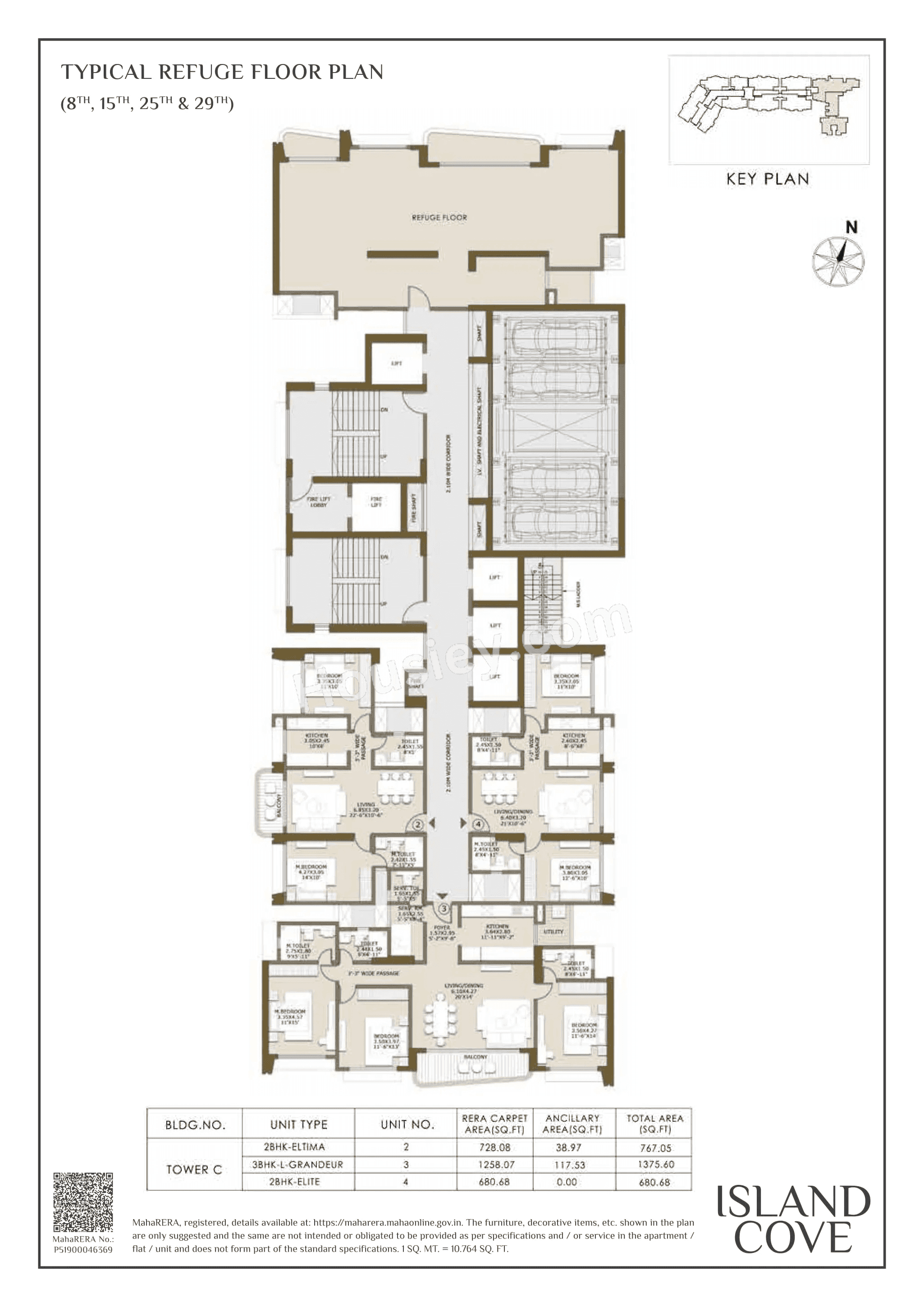 L&T Island Cove Pearl Floor plan 2