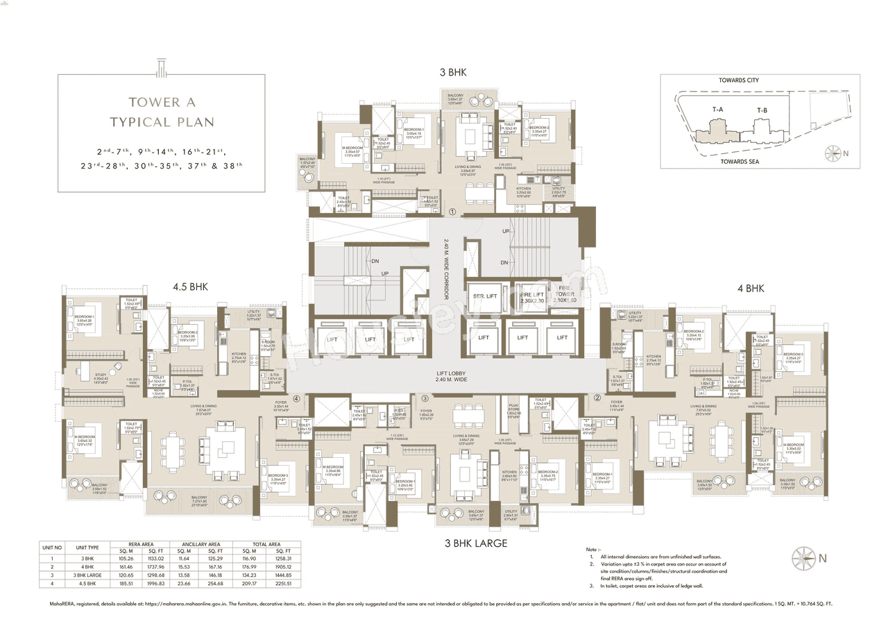 L&T The Gateway Floor plan 4