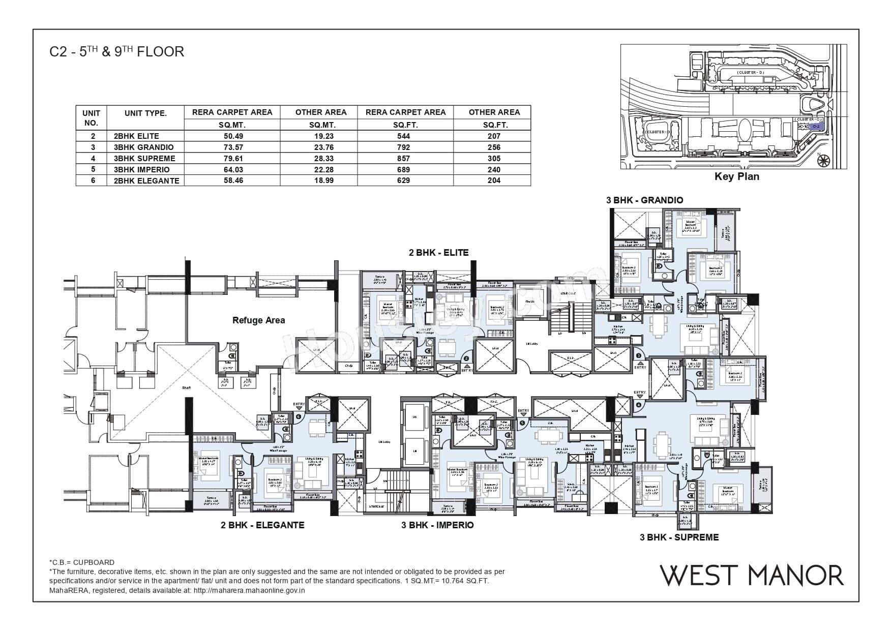 L&T West Manor Floor plan 3