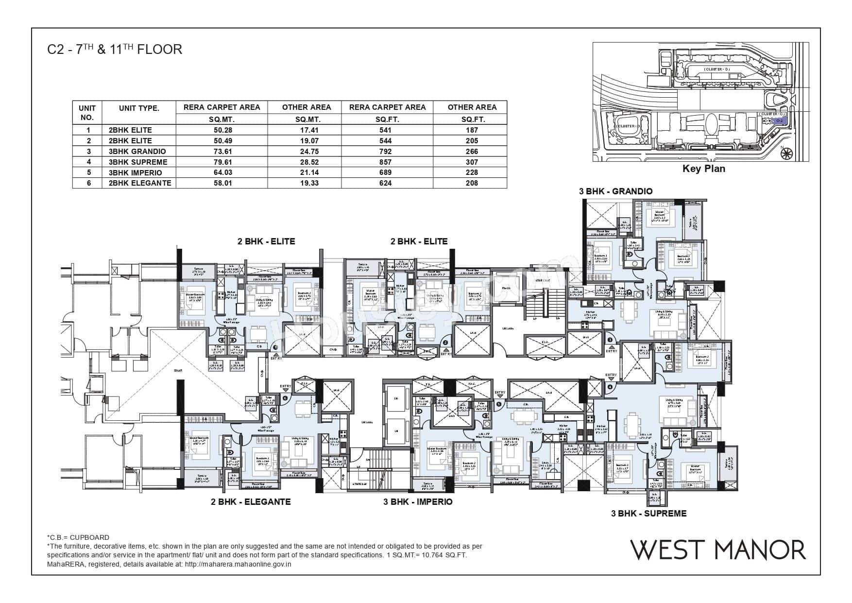 L&T West Manor Floor plan 5
