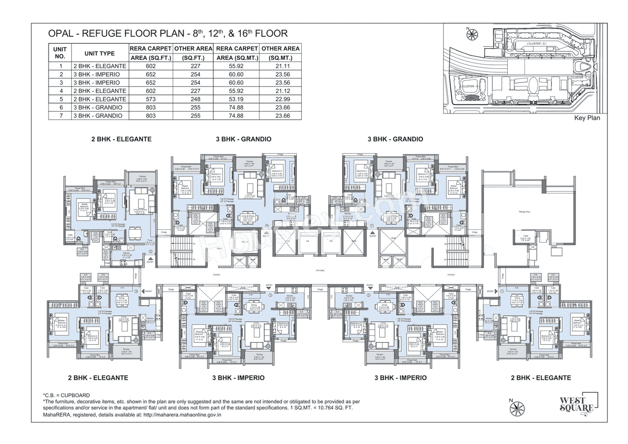 L&T West Square Floor plan 1