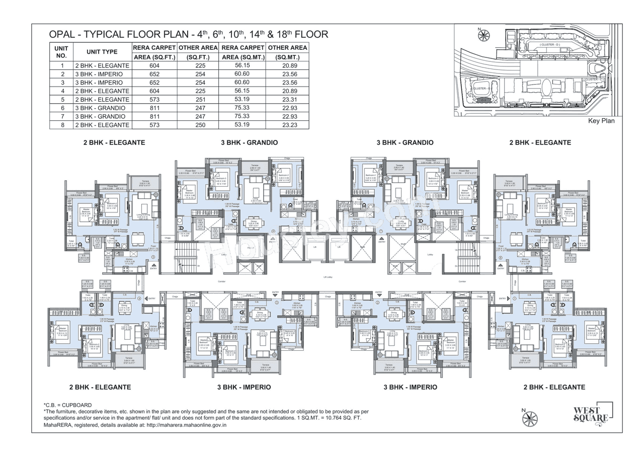 L&T West Square Floor plan 2