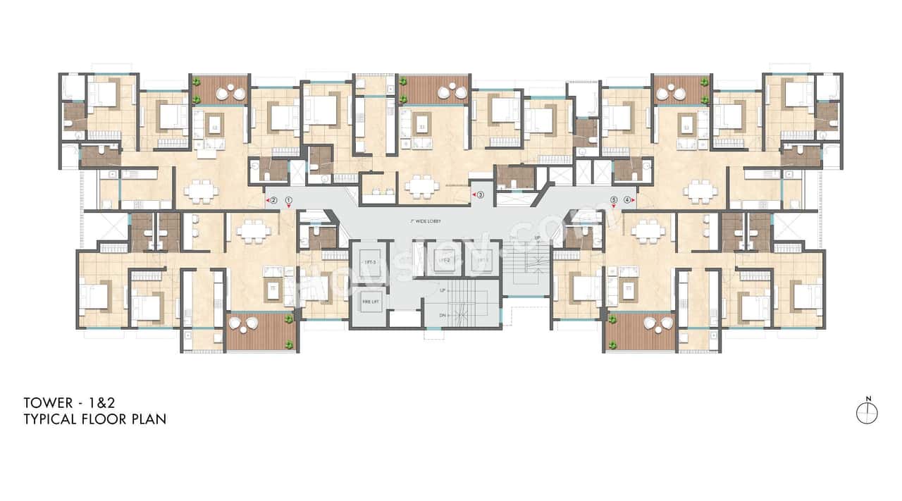 Lodha Altero Floor plan 1