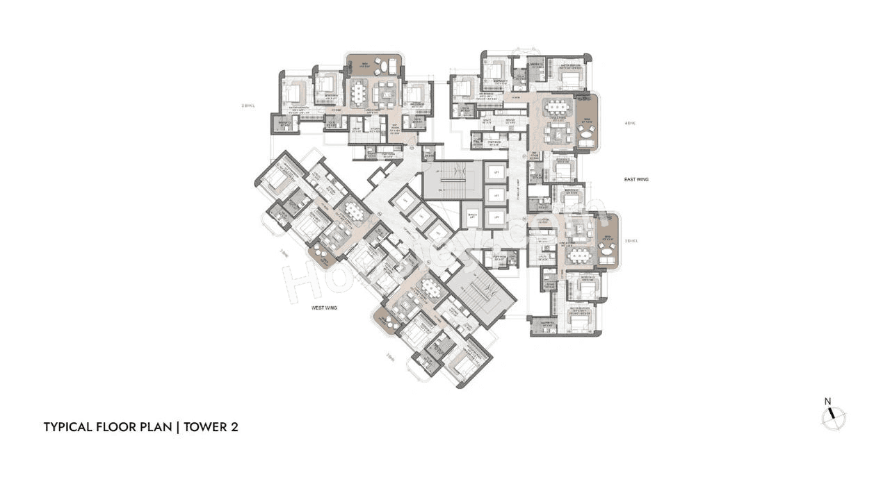 Lodha Aureus Floor plan 1