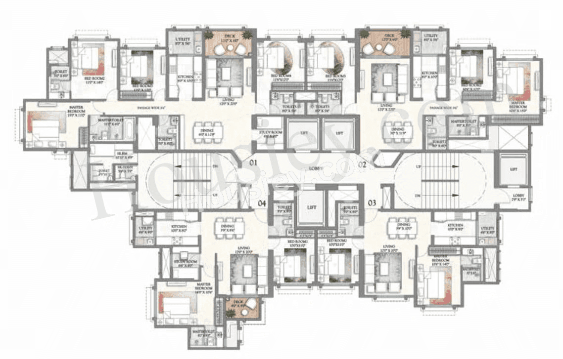 Lodha Bellagio Floor plan 2
